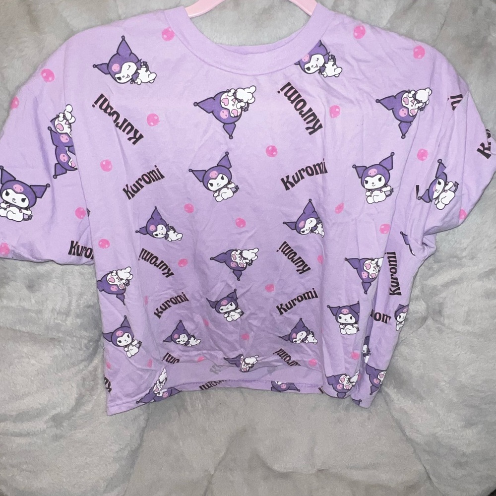 Kuromi Hello Kitty Sanrio Graphic T-Shirt
